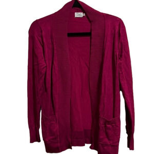 Cielo Cardigan with pockets Pink Women’s Size Medium Gorgeous Color
